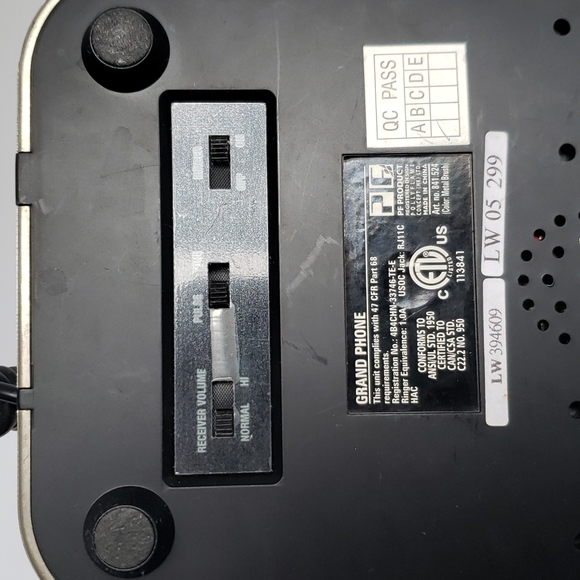 Pottery Barn Grand Vintage Retro Style Nickel Push Button Table Telephone - Picture 6 of 7